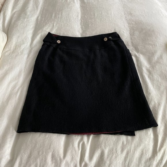 Stunning Handmade One of a Kind Boiled Wool Skirt - Picture 10 of 15